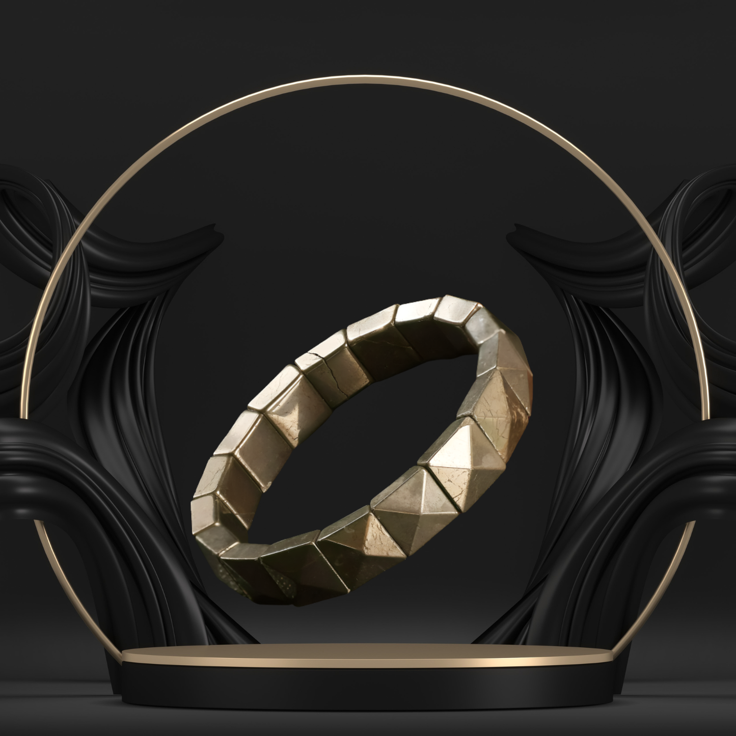 Pyrite Wealth Cubical Band