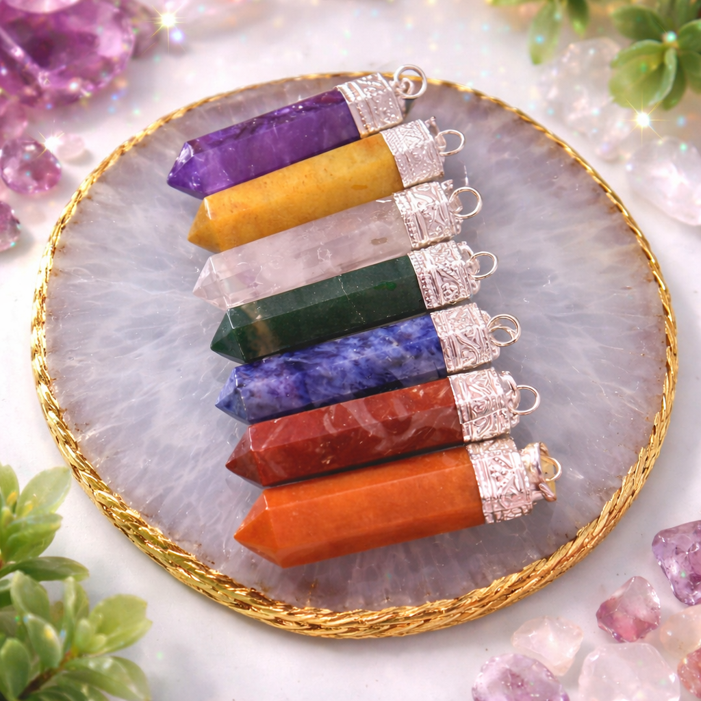Aura Align 7 Chakra Pendant Set