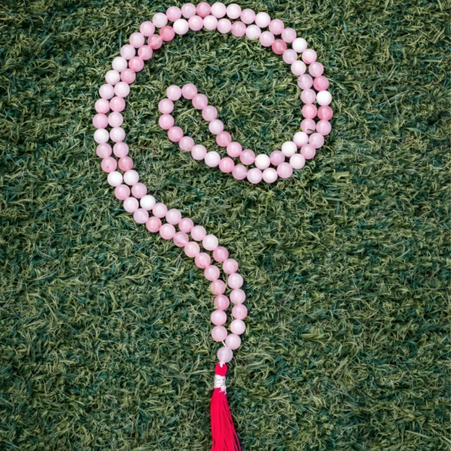 Rose Quartz Jaap Mala – 8MM • 108 Beads
