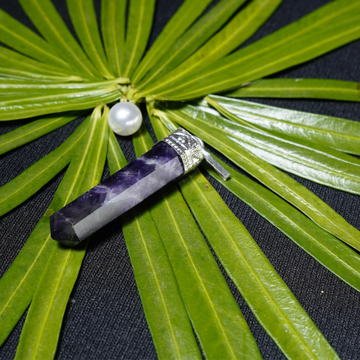 Amethyst Pencil Pendant