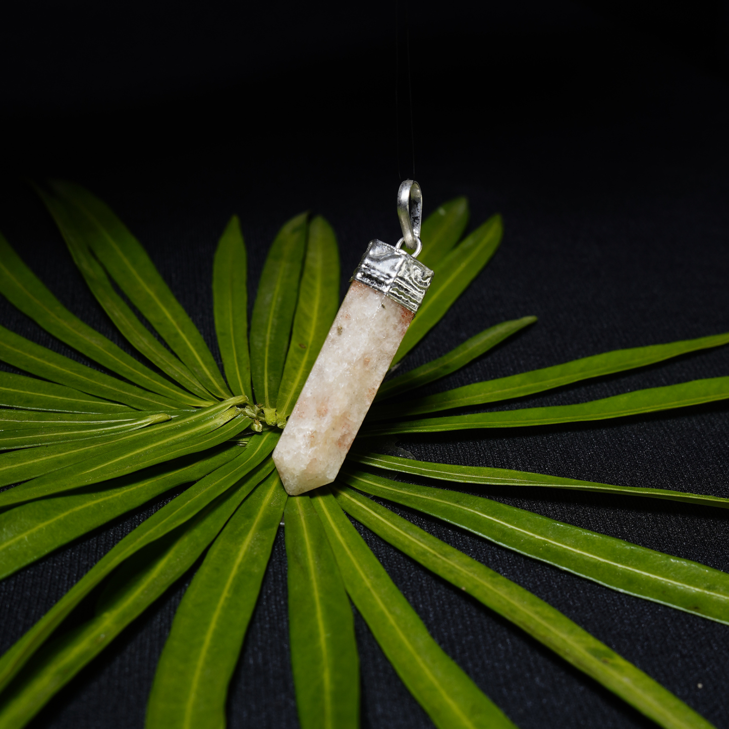 Sunstone Pencil Pendant