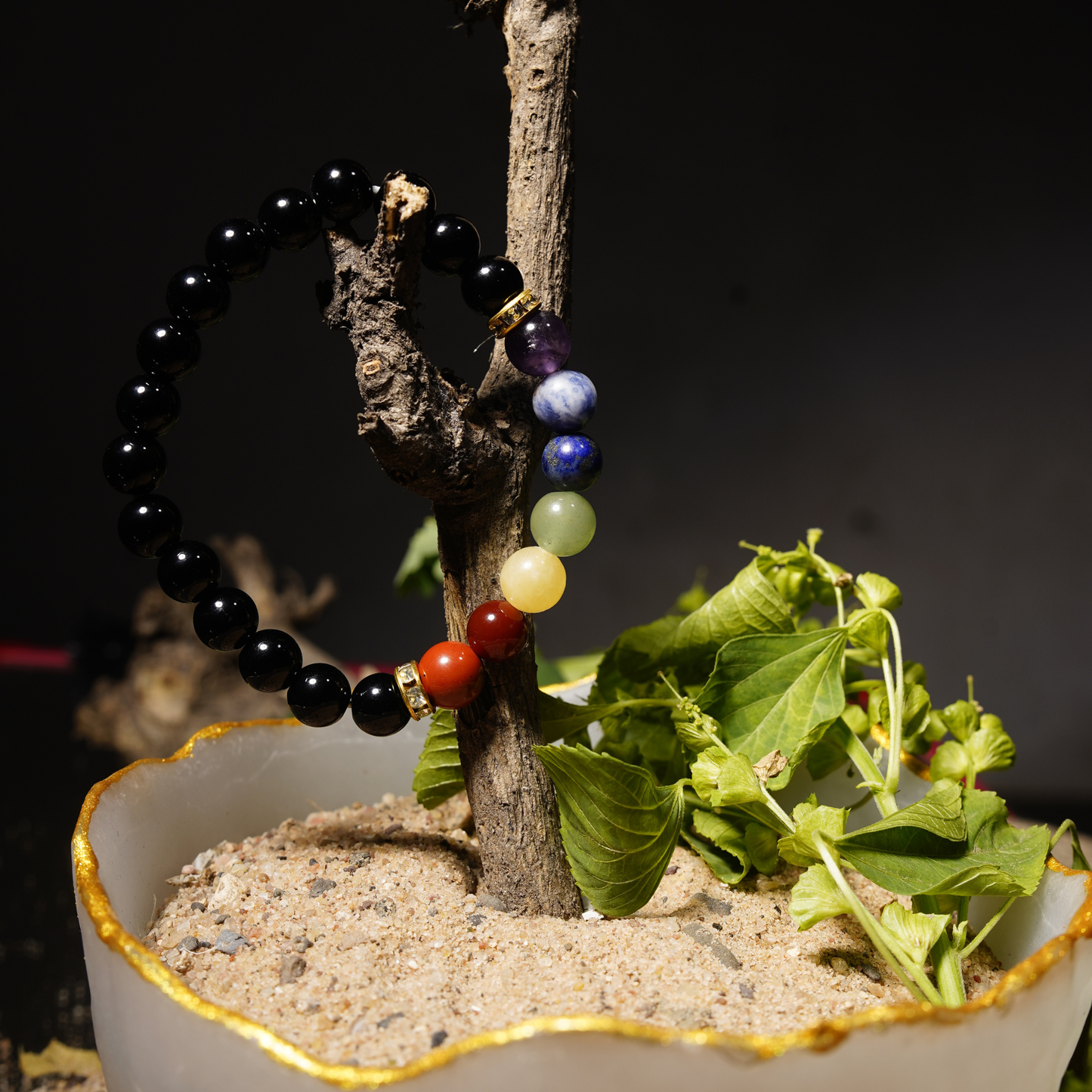 Seven Chakra Obsidian