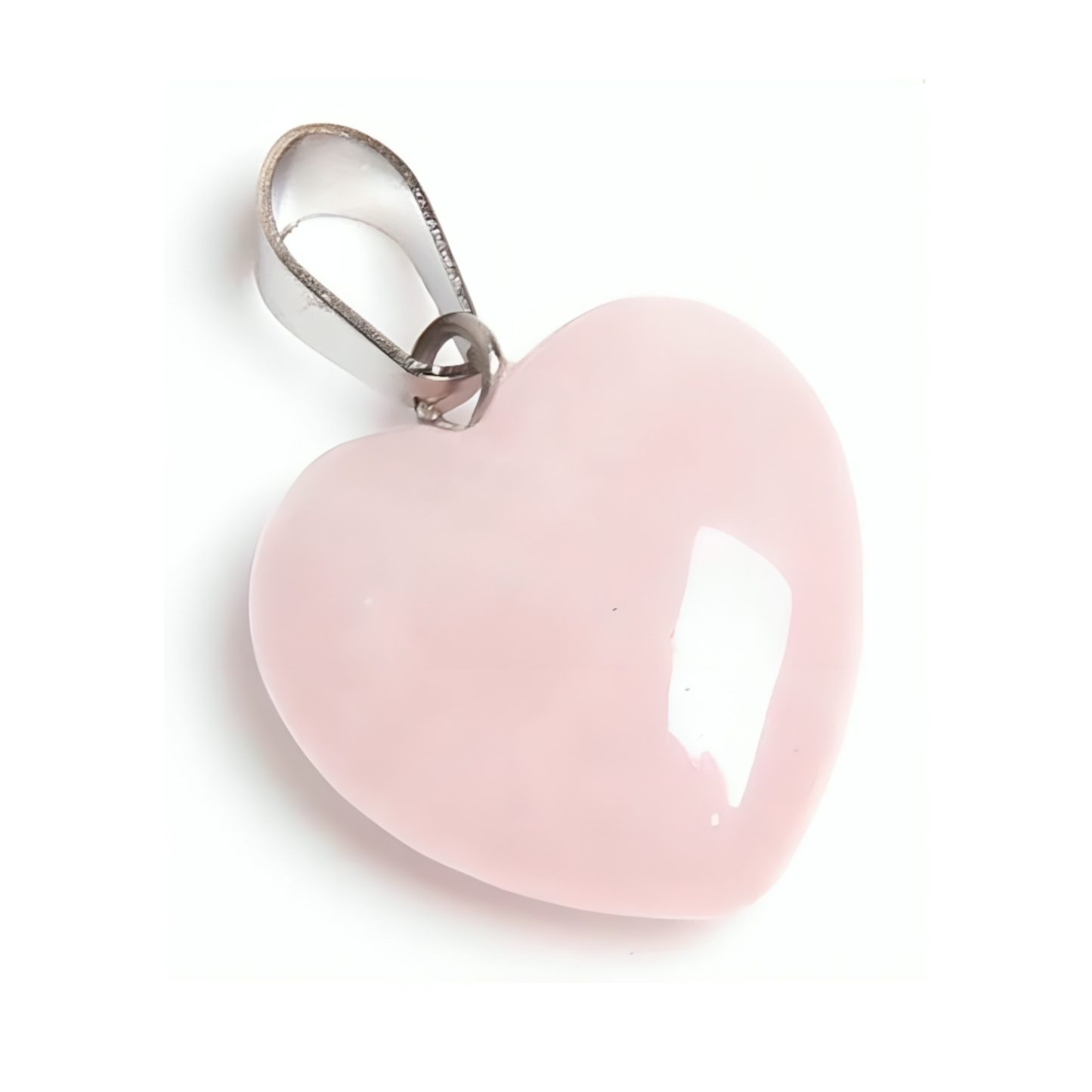 Rose Quartz Heart Shape Pendant