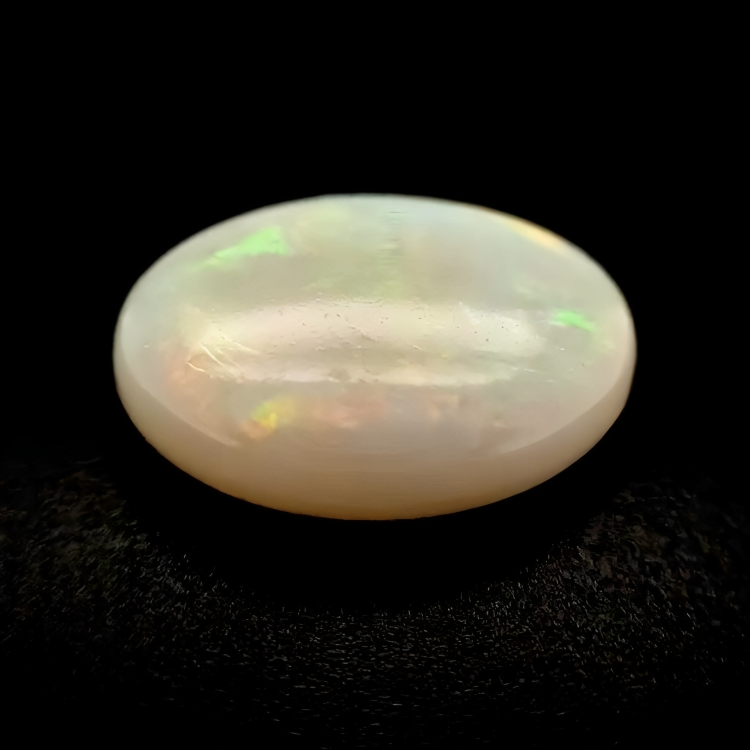 Fire Opal (दूधिया पत्थर) Single Side Firing - Ultra Premium