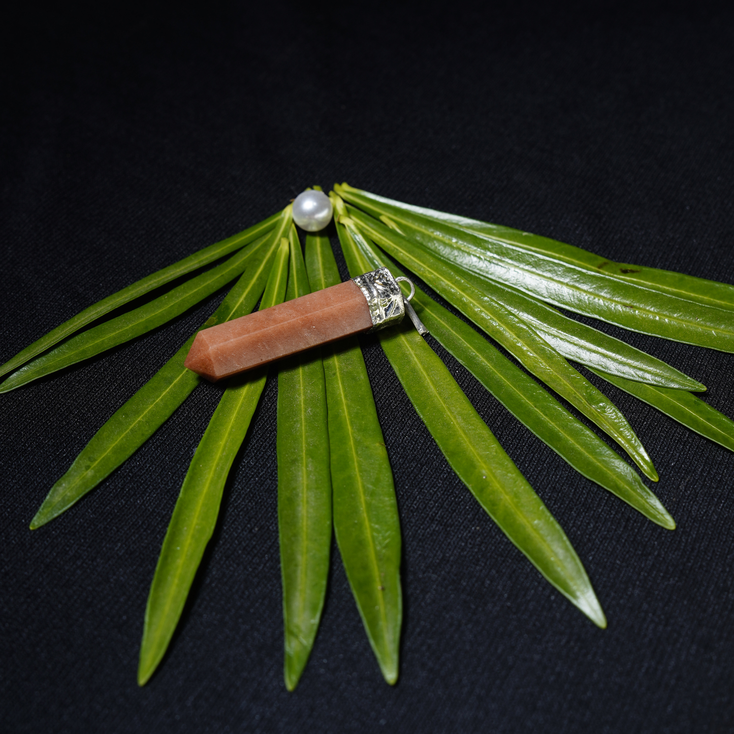 Red Aventurine Pencil Pendant