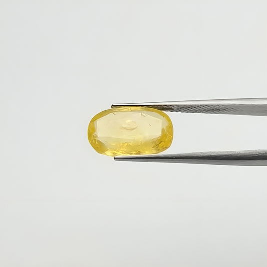 Ceylon Yellow Sapphire (पुखराज) - Premium