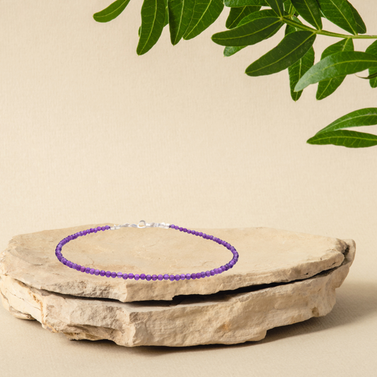 Amethyst Anklet