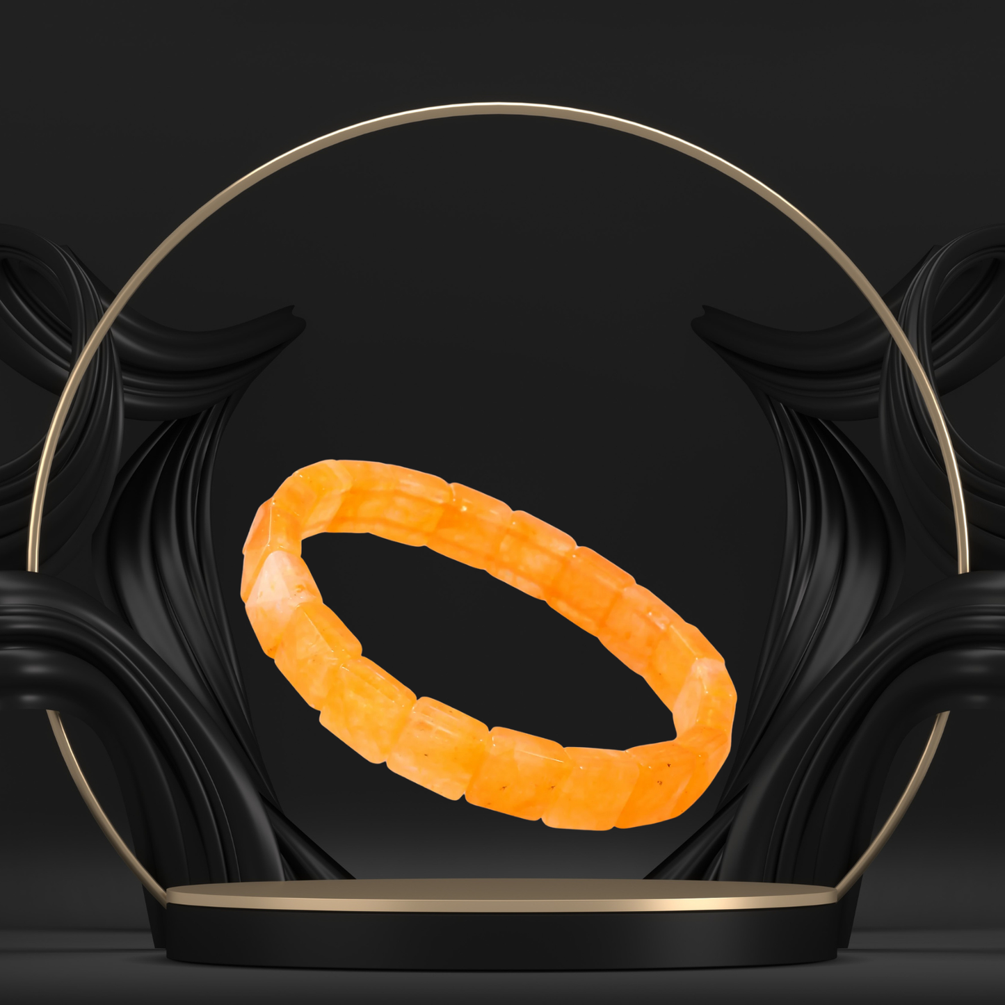 Citrine Cubical Band