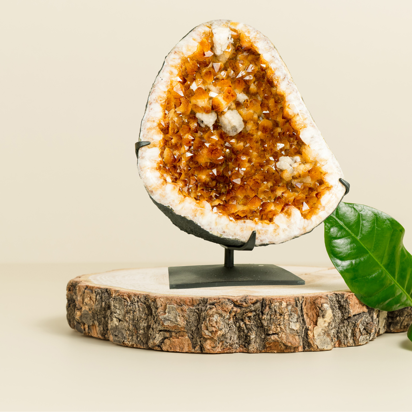 Natural Citrine Geodes (450g-500g)