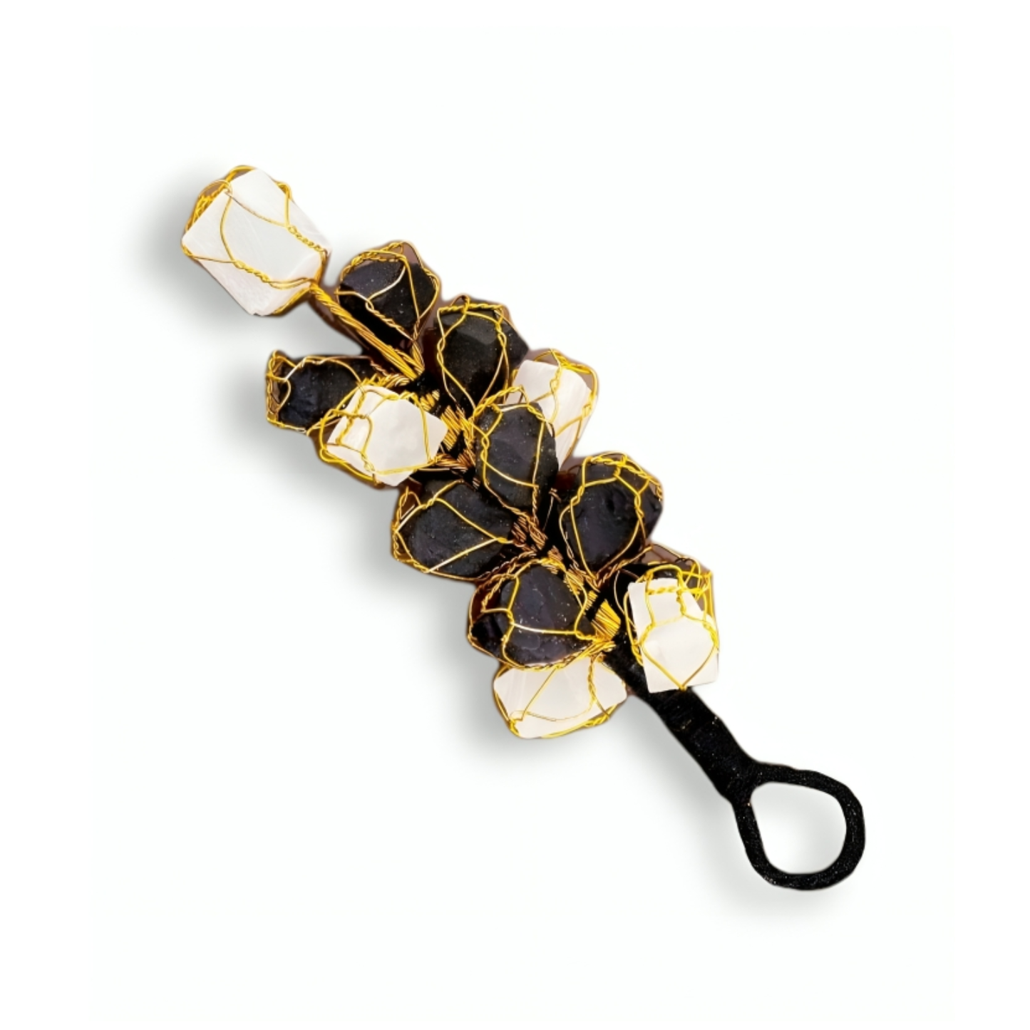 Selenite Turmoline Hanging