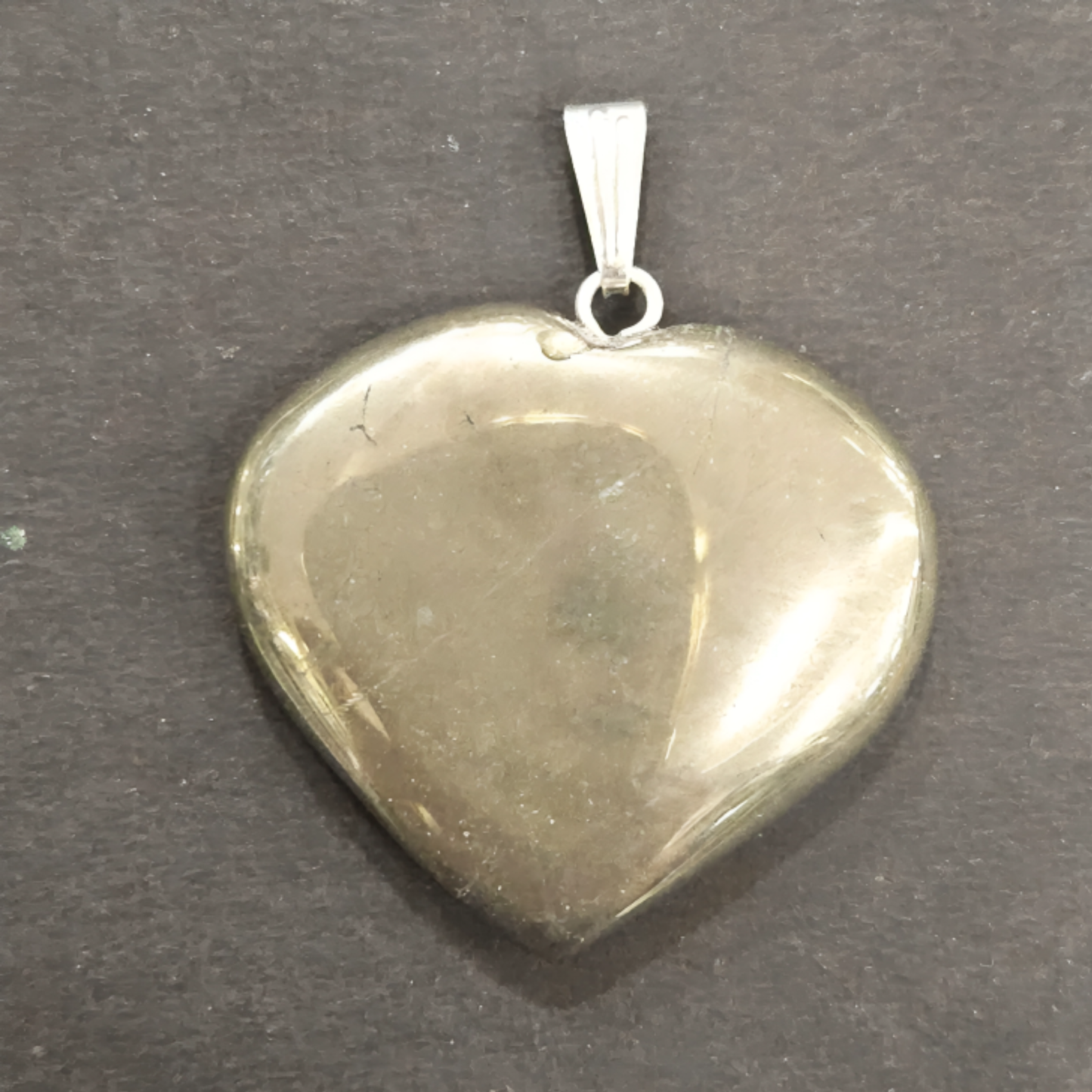 Pyrite Heart Shape Pendant