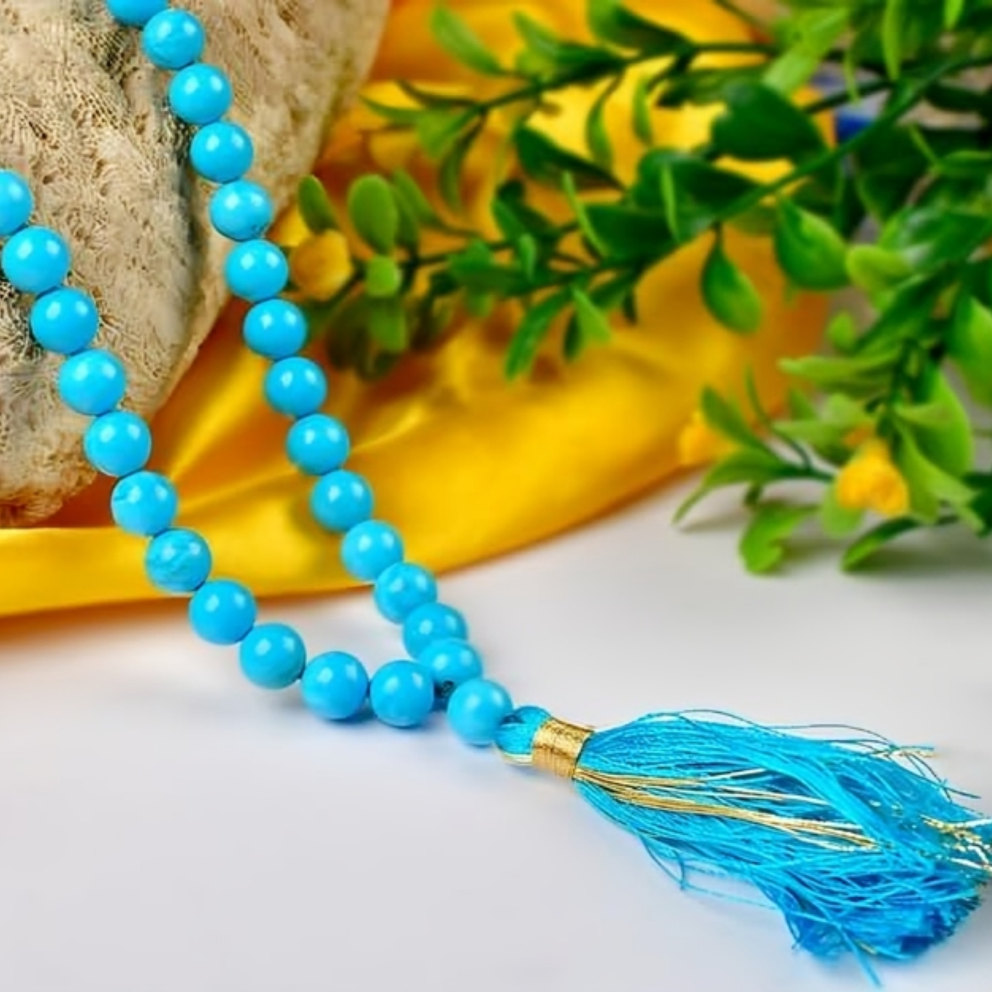 Firoza Jaap Mala – 8MM • 108 Beads