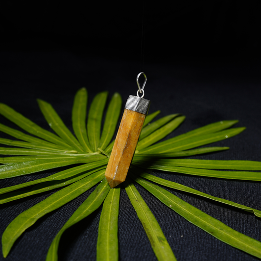Yellow Aventurine Pencil Pendant