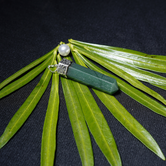 Green Aventurine Pencil Pendant