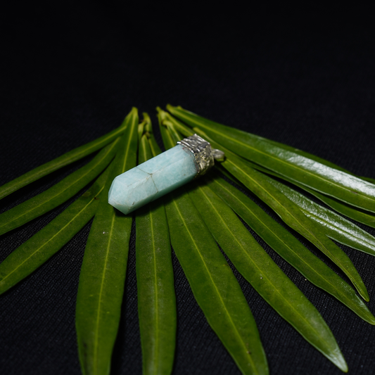 Amazonite Pencil Pendant