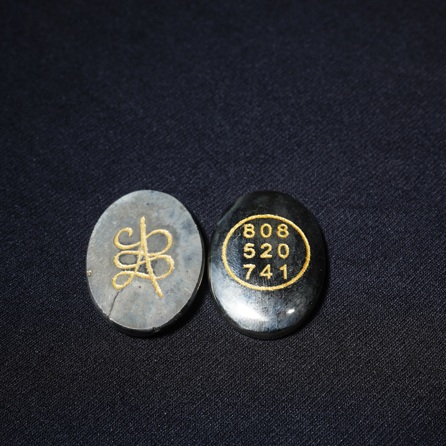 Pyrite Crystal Zibu Coin