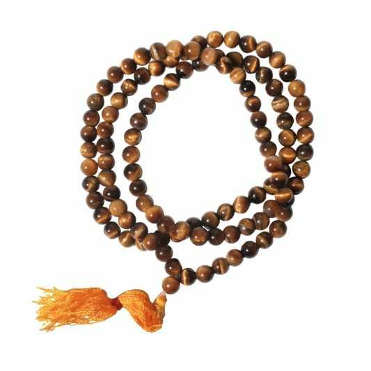 Tiger Eye Jaap Mala – 8MM • 108 Beads