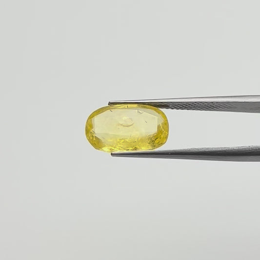 Ceylon Yellow Sapphire (पुखराज) - Premium